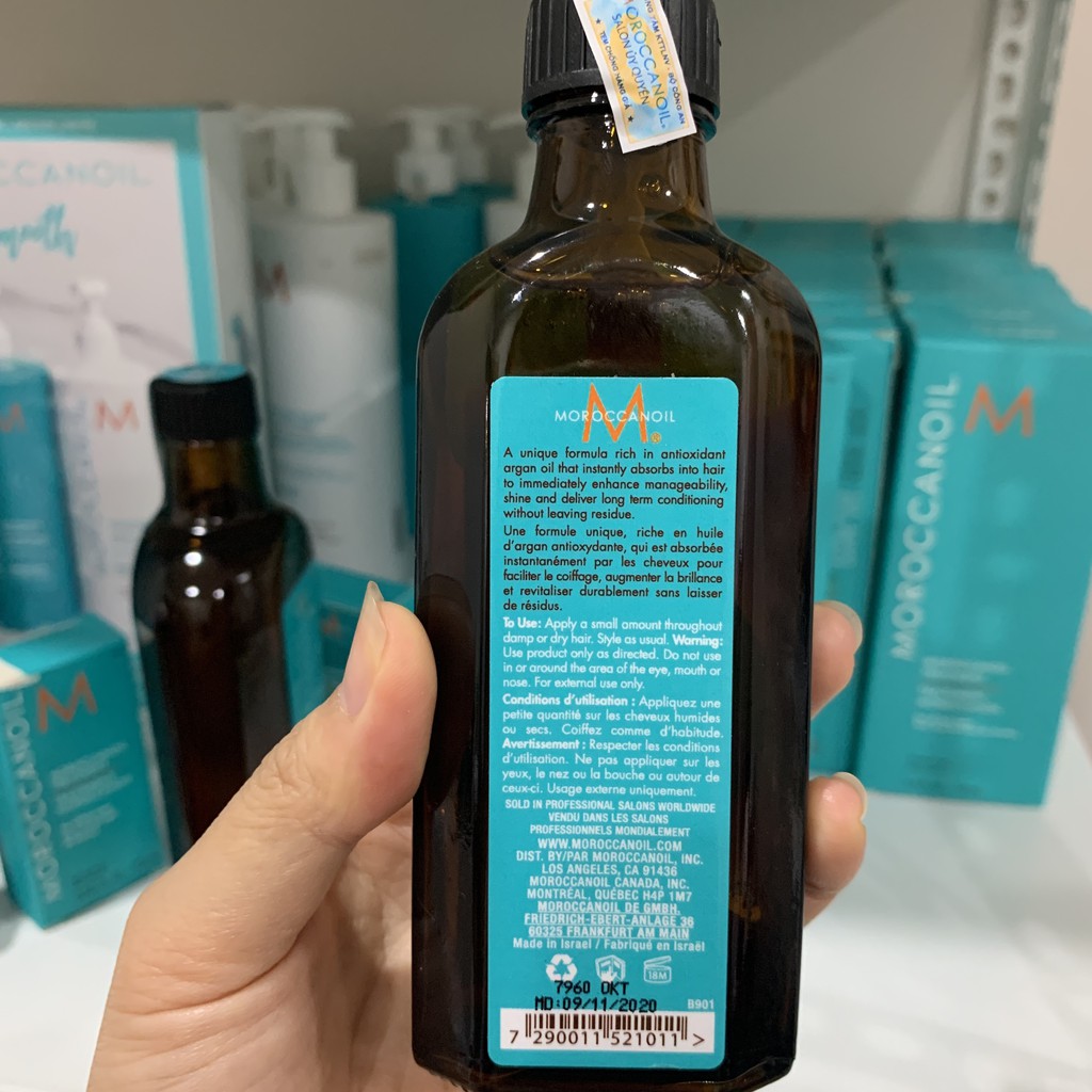 [ MOROCCANOIL CHÍNH HÃNG] DẦU DƯỠNG TÓC MOROCCANOIL SIZE 25ML - 100ML - 125ML - 200ML