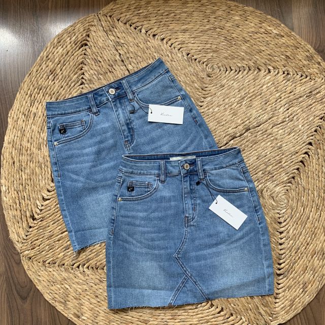 Chân váy jeans Kancan