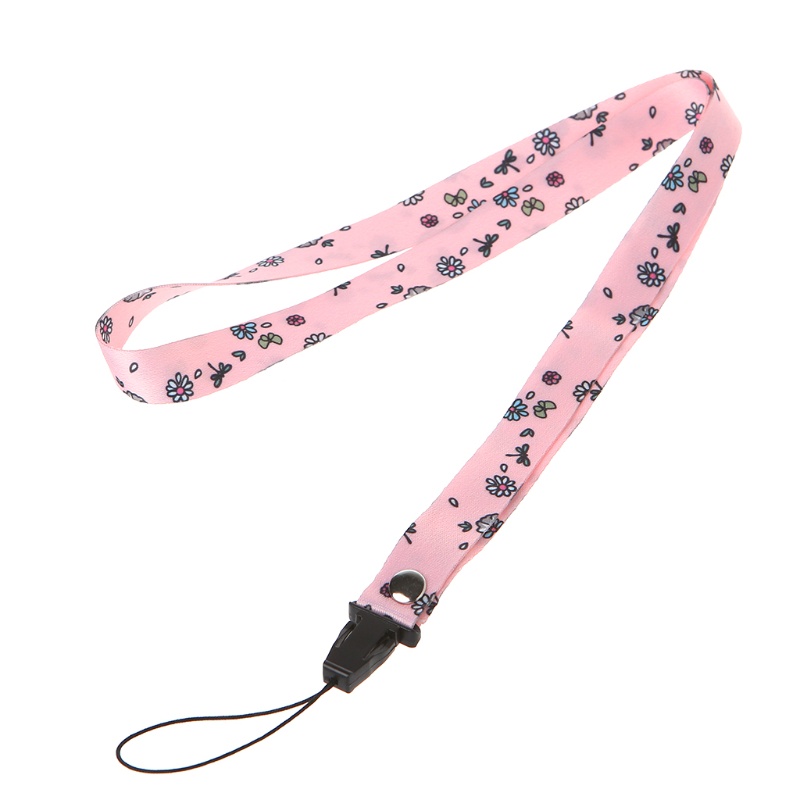 Small for Fresh Leaves Neck Strap Lanyards Mobile Phone USB Keys Straps Hang Rop