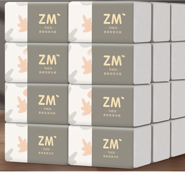Giấy ăn dùng hàng ngày thương hiệu Zhenmu thùng 30 gói ZM3809