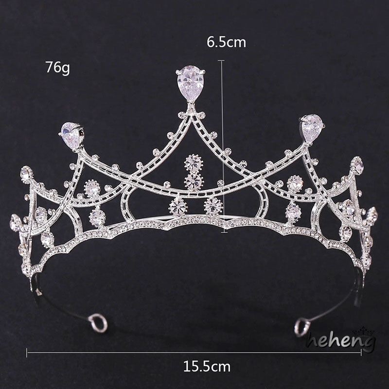 Cài Tóc Hình Vương Miện Đính Đá Thời Trang Cho Nữ