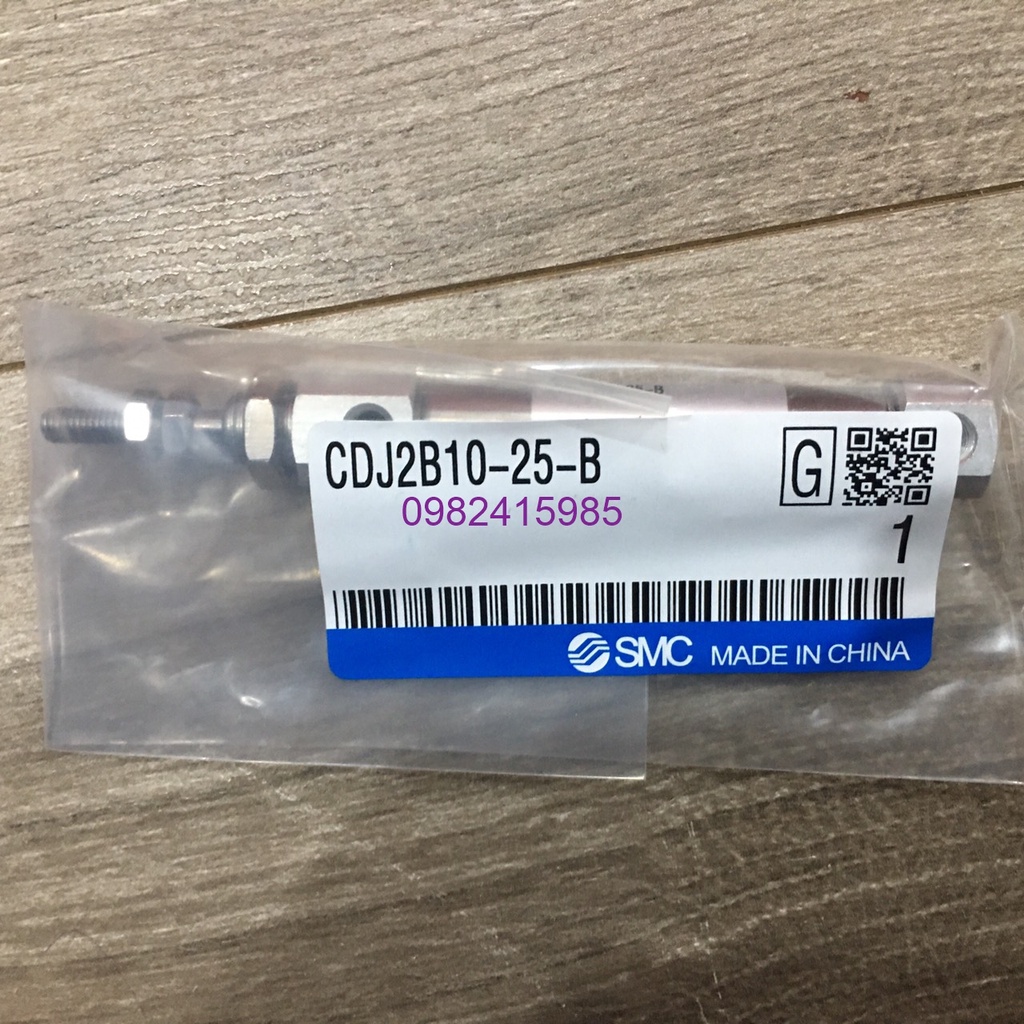 Xilanh khí nén Mini CDJ2B10 x10 15 20 25 30 35 40 45 50 60 75 100 125 150  Z-B hàng SMC