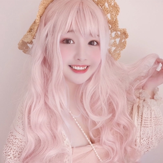 Tóc giả dài xoăn phong cách Lolita Nhật Bản thời trang xinh xắn cho nữ