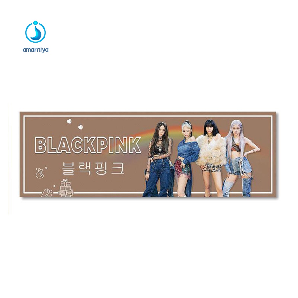 Poster Nhóm Nhạc Blackpink Bằng Vải Không Dệt