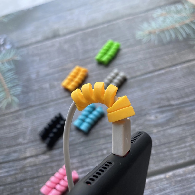 Tbtic Phụ Kiện Bảo Vệ Dây Cáp Sạc USB Từ Tính Tương Thích Với iPhone