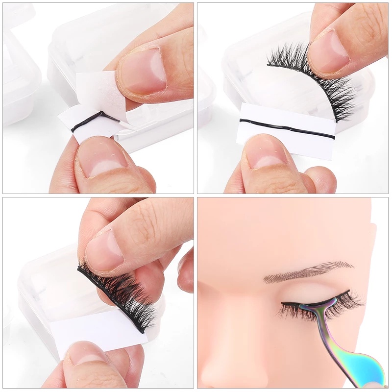 Bốn mươi trong số các thùng keo mi có thể được tái sử dụng mà không cần keo lông mi trong các thiết bị trang điểm giả, không có lông mi dị ứng.