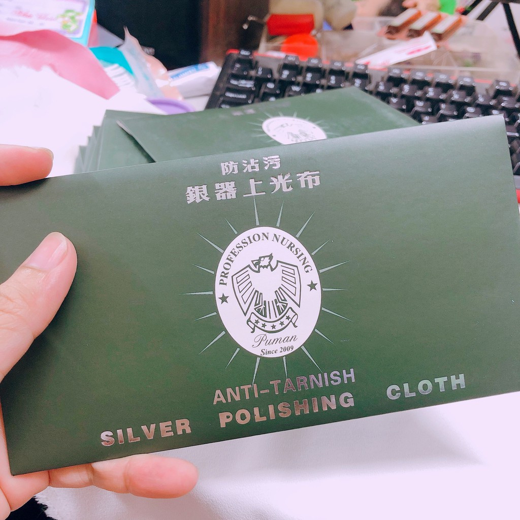 Khăn lau làm sáng bạc, lau sạch bẩn, sạch vết ố bạc, làm sản phẩm sáng bóng như mới