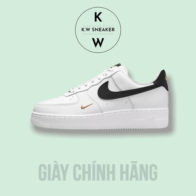 (Giày AUTH) Giày Air Force 1 Black Swoosh nhiều mẫu chính hãng