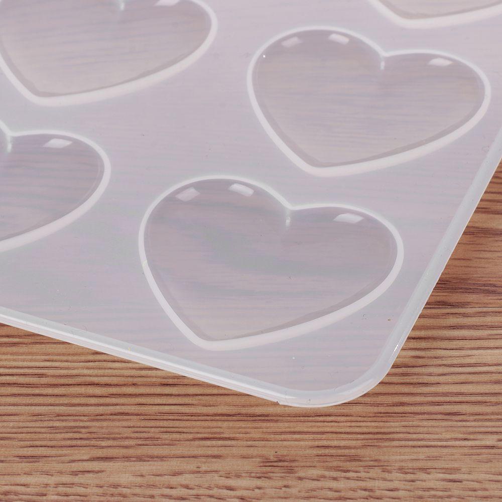 LEISURE Mặt Dây Chuyền Hình Trái Tim Bằng Epoxy 9 Ngăn