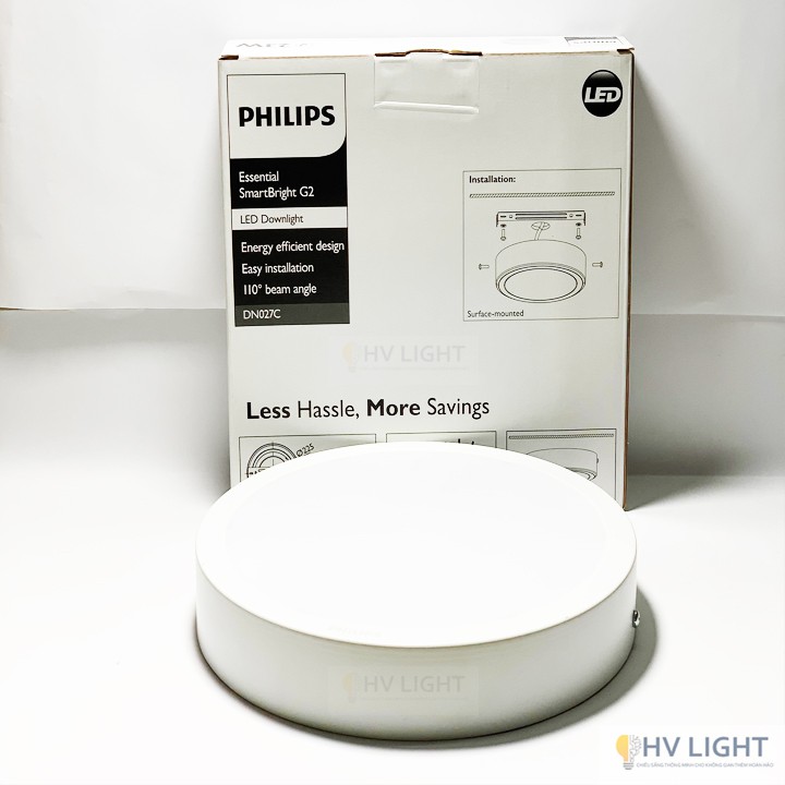 Đèn ốp trần Philips Led DN027C - HÀNG CHÍNH HÃNG ( dải công suất rộng , kiểu dáng đa dạng )