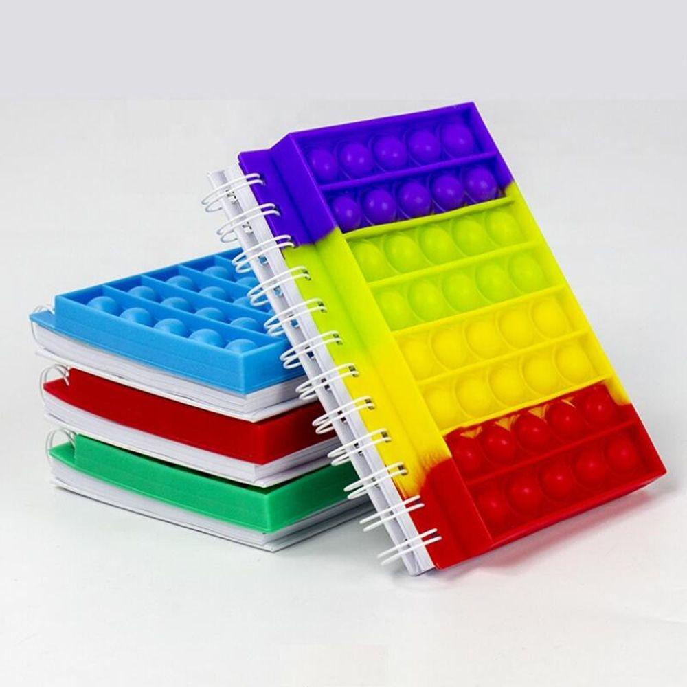 PISTA Pop Its Notebook Đồ Chơi Đệm Bong Bóng Fidget Spinner Cho Học Sinh / Văn Phòng / Trường Học