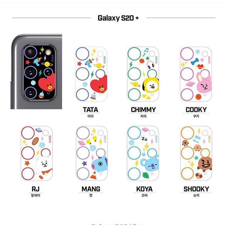 Miếng Dán Bảo Vệ camera Chính Hãng BT21 BTS Cho IPHONE A099
