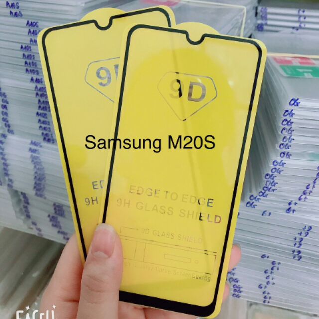 Kính cường lực 9D cho Samsung M20S, Full màn hình