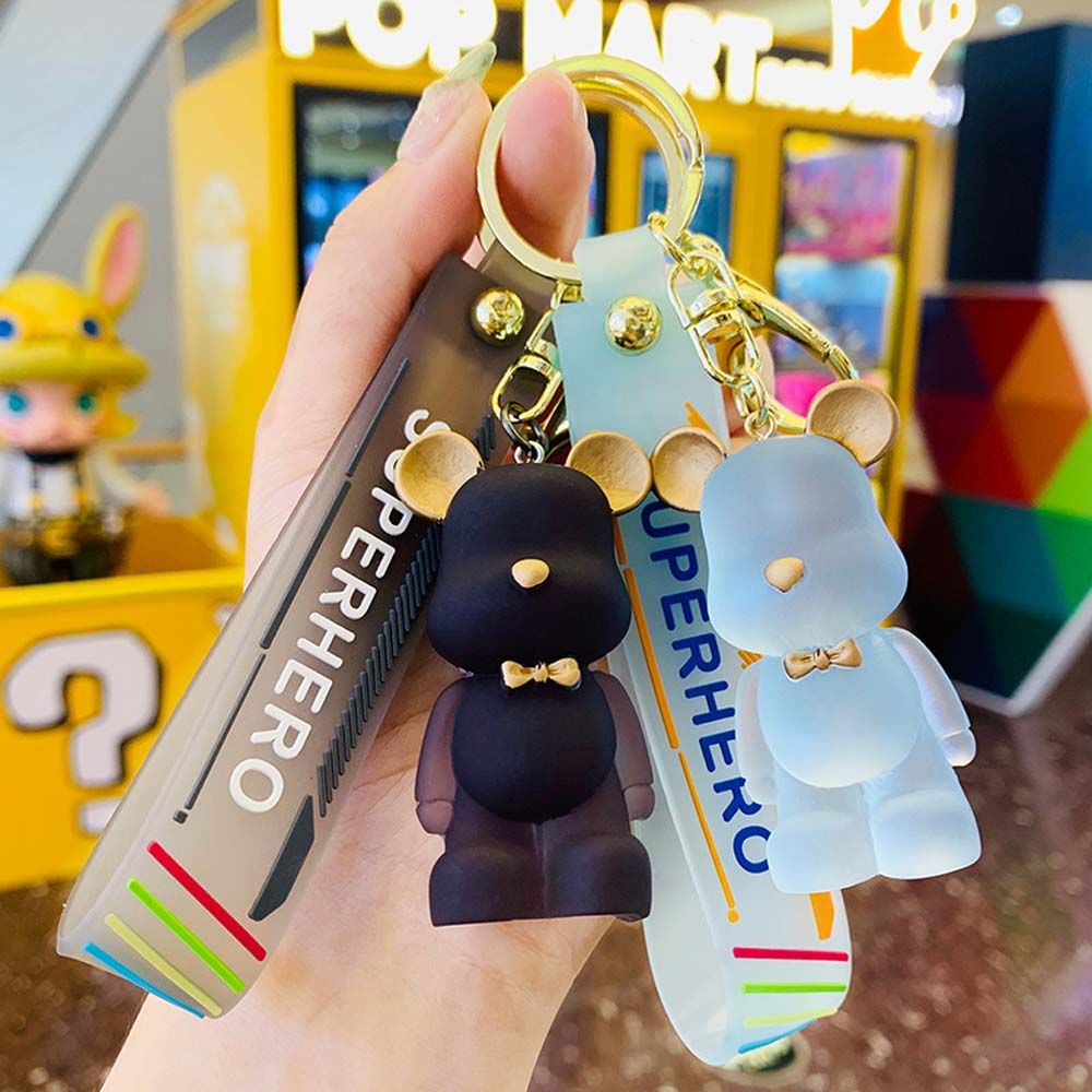 Móc Khóa Hình Gấu Hoạt Hình Nhiều Màu Sắc Dễ Thương