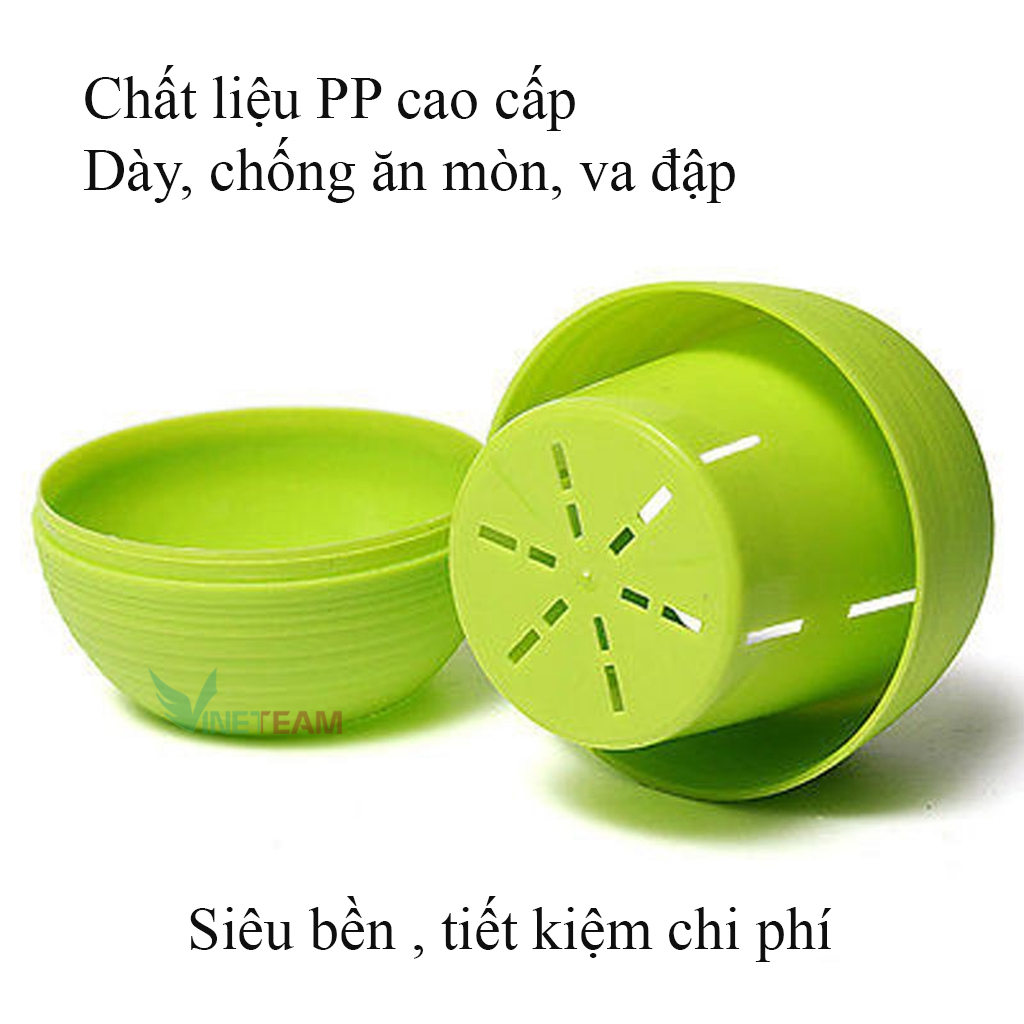 chậu cây mini cute thông minh để bàn dễ thương trang trí văn phòng nhà cửa giá rẻ chất liệu nhựa pp cao cấp