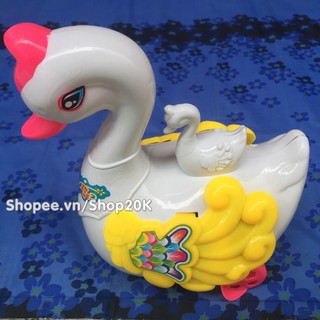 Đồ chơi Thiên nga cõng con biết chạy rút dây
