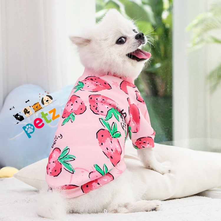 Áo chó mèo mùa đông họa tiết hoạt hình PETZ quần áo thú cưng ấm áp, thời trang cho chó mèo