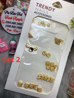Set Phụ Kiện Hàn Quốc Trang Trí móng Nails