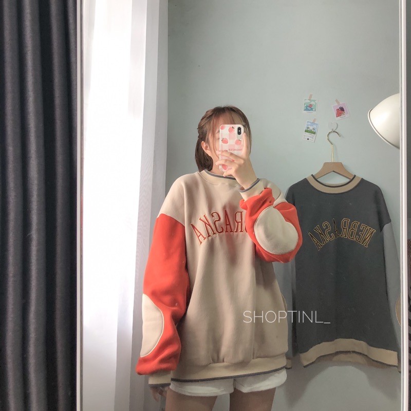 Áo sweater đáp tay