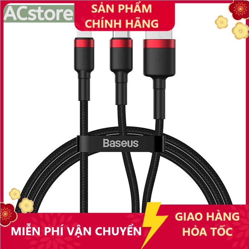 Dây cáp sạc/đồng bộ dữ liệu Baseus PD 20W/18W cổng USB C to cho IP11 Pro  ACstore