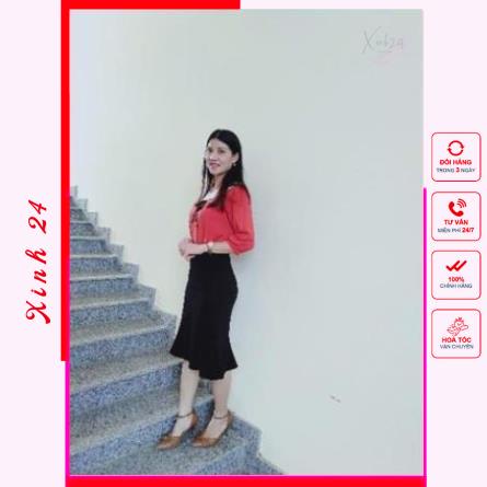 Áo kiểu , áo sơ mi nữ công sở tay lửng cổ áo dập ly phong cách trẻ trung | BigBuy360 - bigbuy360.vn