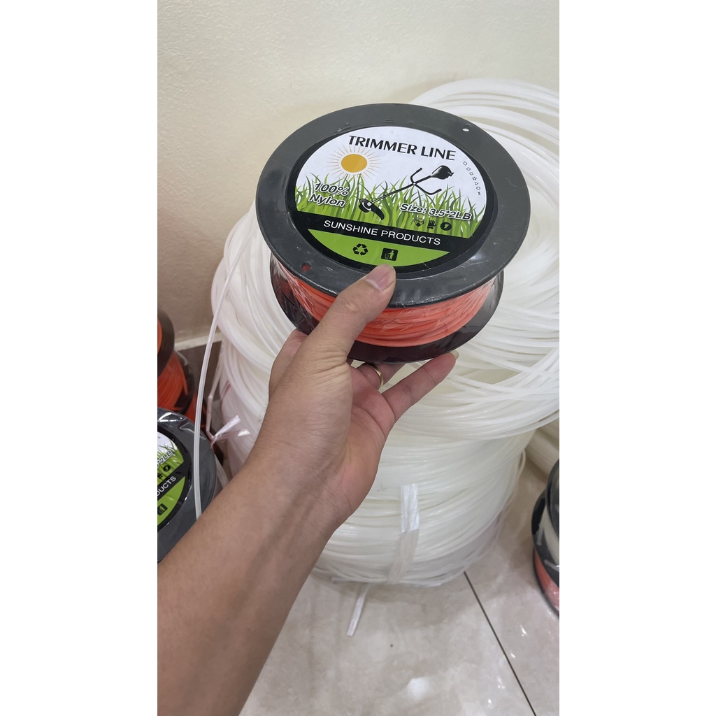 Cước đóng sẵn cuộn 1kg kích thước 3 ly  3,5 ly 4 ly