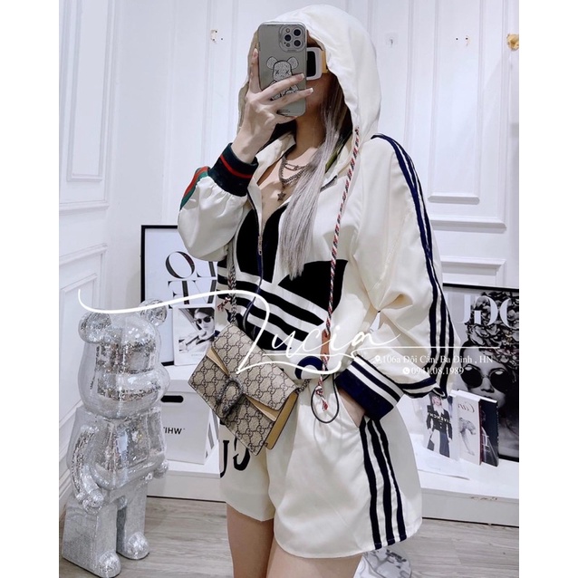 [ 𝐅𝐑𝐄𝐄 𝐒𝐇𝐈𝐏 ] SÉT MŨ KHÓA GG SỌC TAY SIÊU PHẨM VẢI UMI DẦY DẶN HÌNH IN SẮC NÉT