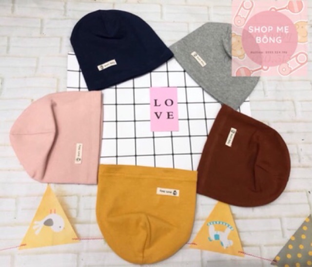 Mũ cotton mềm mịn cho bé 6m- 2 tuổi