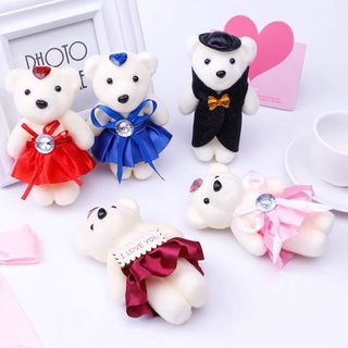 Gấu bông teddy mini decor góc học tập trang trí hộp quà - Gấu bông teddy kích cỡ nhỏ