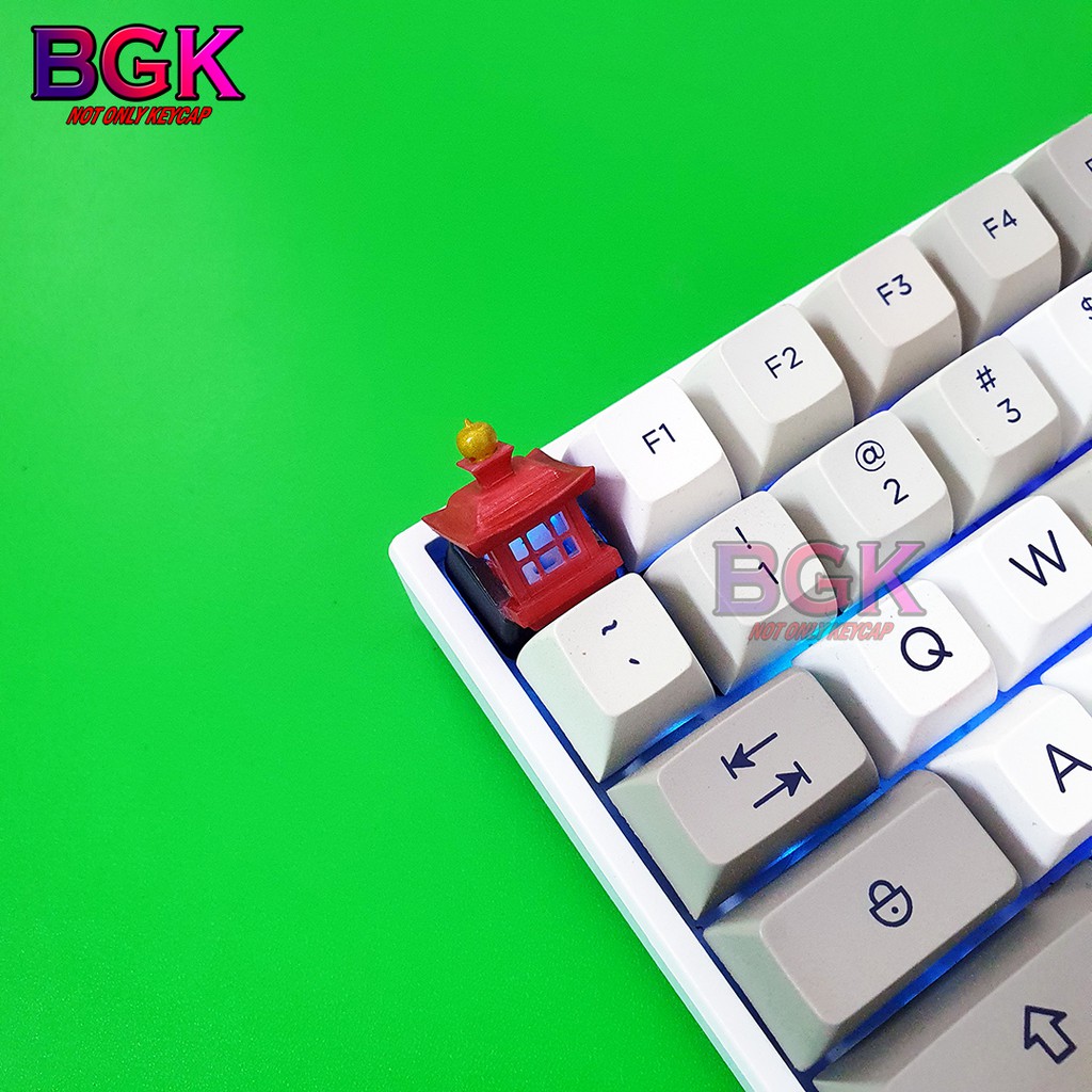 Keycap Lẻ Artisan Light Lanterns Cực đẹp ( Đế Xuyên LED, Keycap bàn phím cơ,keycap resin độc lạ )