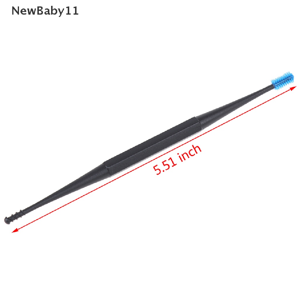 Dụng Cụ Lấy Ráy Tai Hai Mặt Bằng Silicon Mềm Dạng Xoắn Ốc