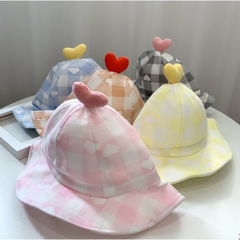 MUP06 : Mũ vành cho bé gái size  46-48cm