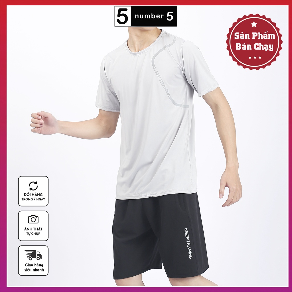 Bộ Thể Thao Nam Bộ Đồ Quần Áo Nam Tập Gym Mùa Hè Chất Thun Lạnh [BYK]