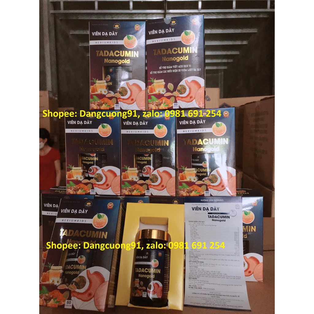 Viên dạ dày Nexiumkids Tadacumin Nanogold ( hộp 60 viên )