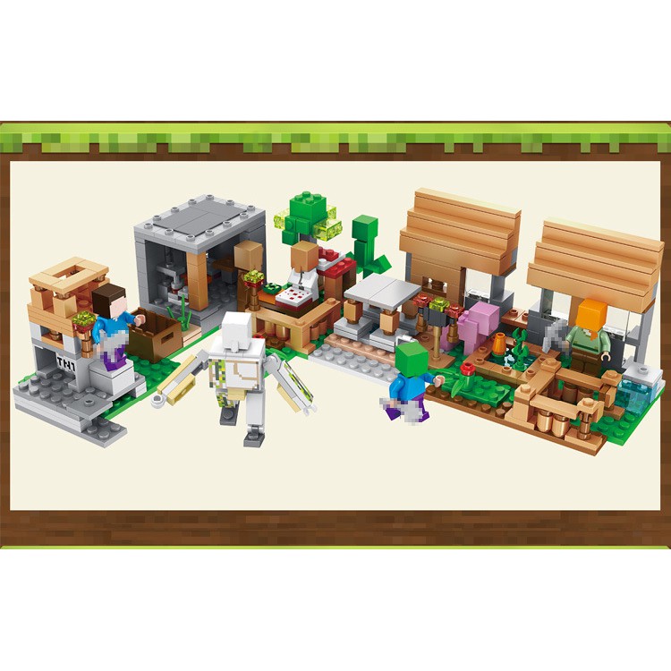 💖SƠN TRANG💖 Lego Minecraft Khu SƠN TRANG Minecraft 💖Chuỗi Lego Minecraft My World 5.0 Với Mô Hình Khu Vườn Mới Nhất 2021