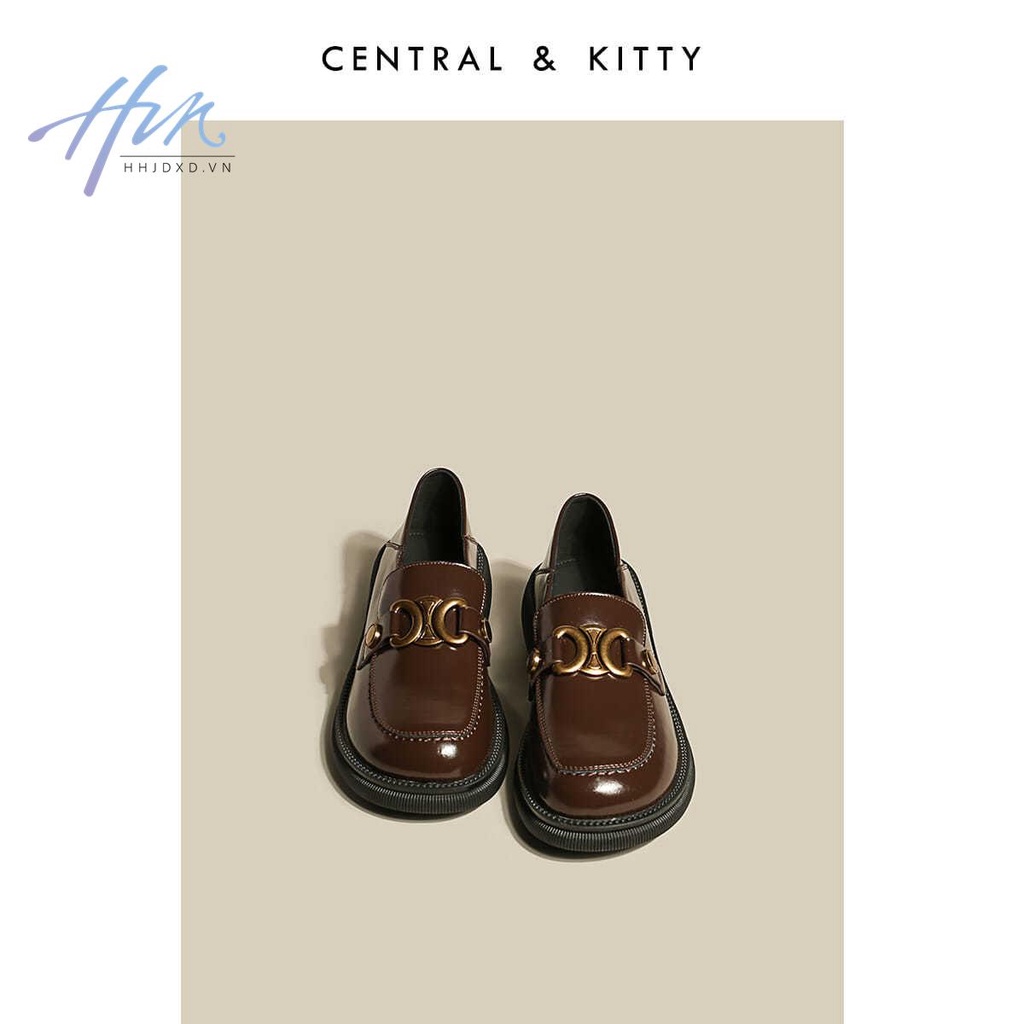 Giày Da Lót Nhung Dày Dặn Phong Cách Thời Trang Anh Quốc 2021 Dành Cho Nữ