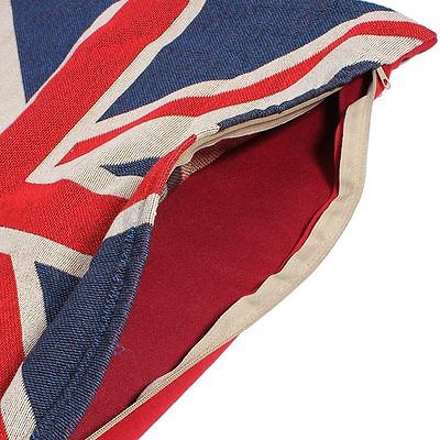 Vỏ gối bằng cotton hình cờ Anh Quốc độc đáo