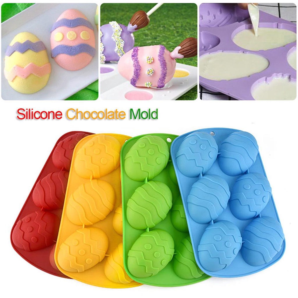 Khuôn Silicone Làm Bánh Hình Quả Trứng Phục Sinh