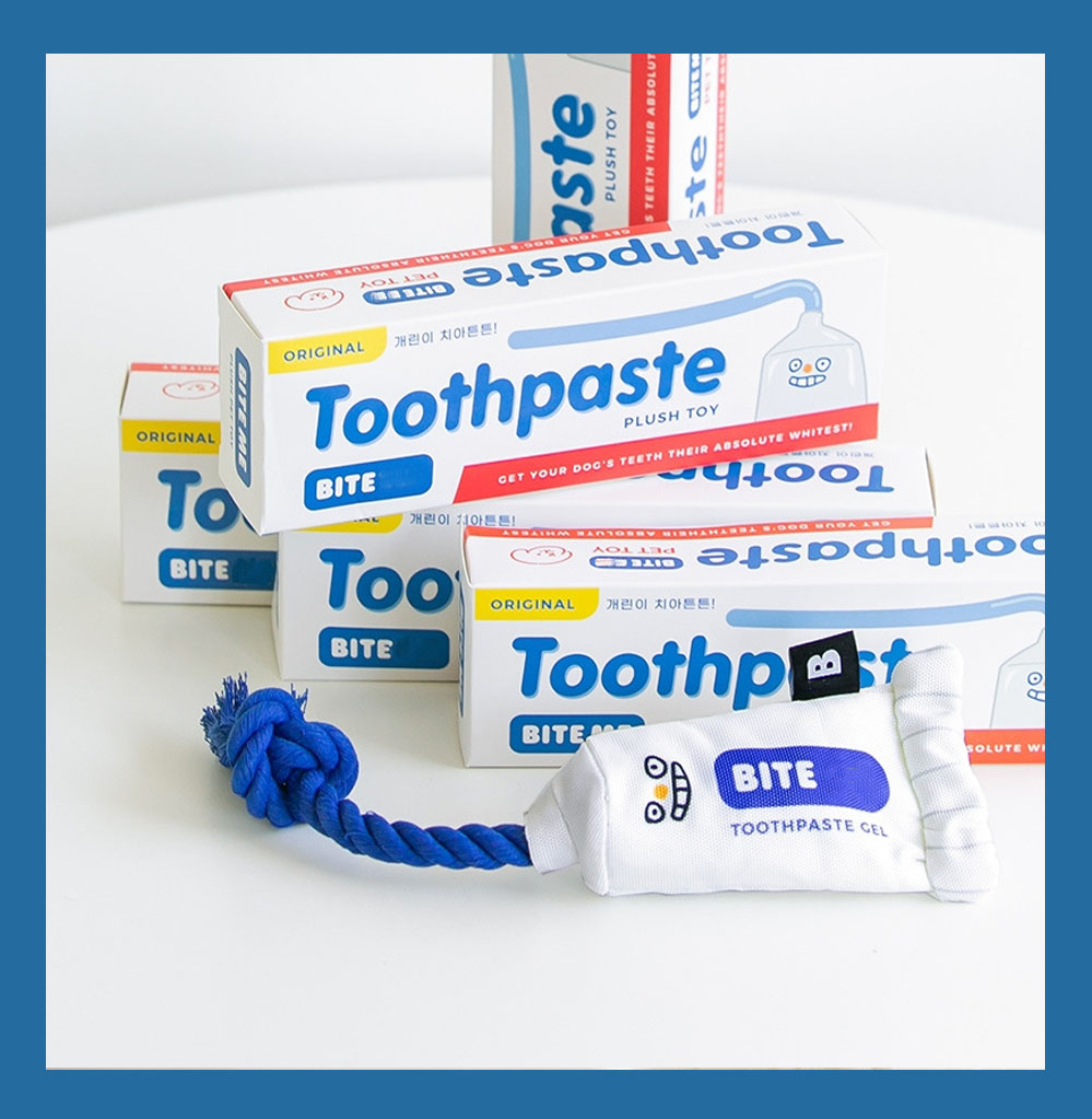 Đồ Chơi Hình Kem Đánh Răng Hàn Quốc Dễ Thương Cho Thú Cưng
