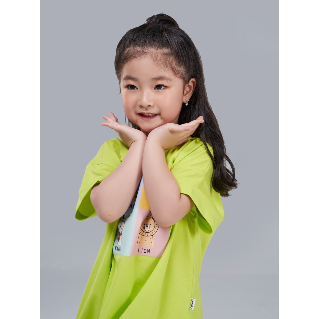 Đầm thun YODY bé gái dáng suông in hình dễ thương - VAK5102