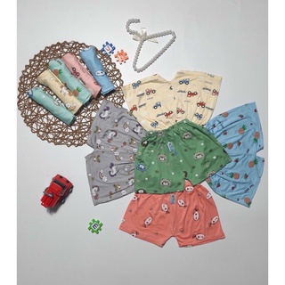 sét 10 quần đùi thun lạnh cho bé 5_15kg