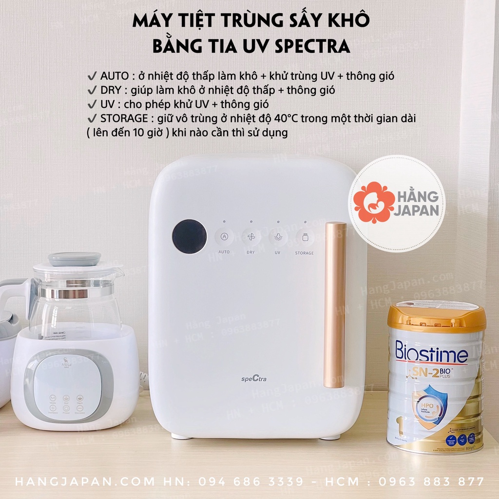 Máy tiệt trùng sấy khô bằng tia UV Spectra