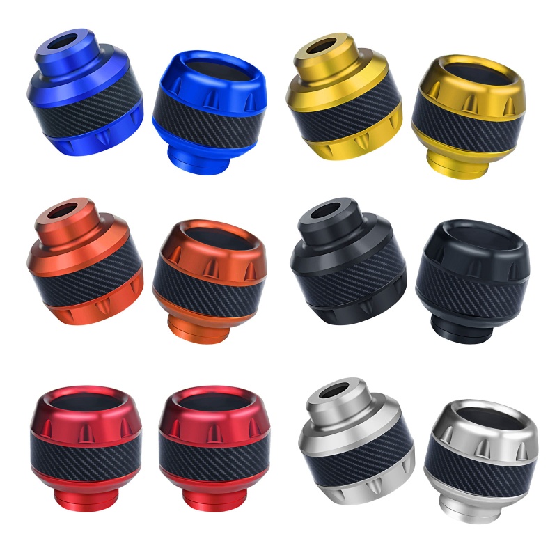 Ior Bộ 2 Cốc Hợp Kim CNC Bảo Vệ Phuộc Trước Chống Nổ Cho Xe Máy