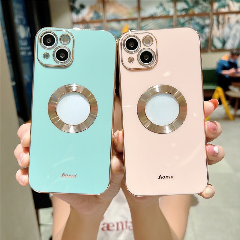 Ốp Điện Thoại Không Dây Mạ Sạc Cho iPhone 13 12 11 Pro Max