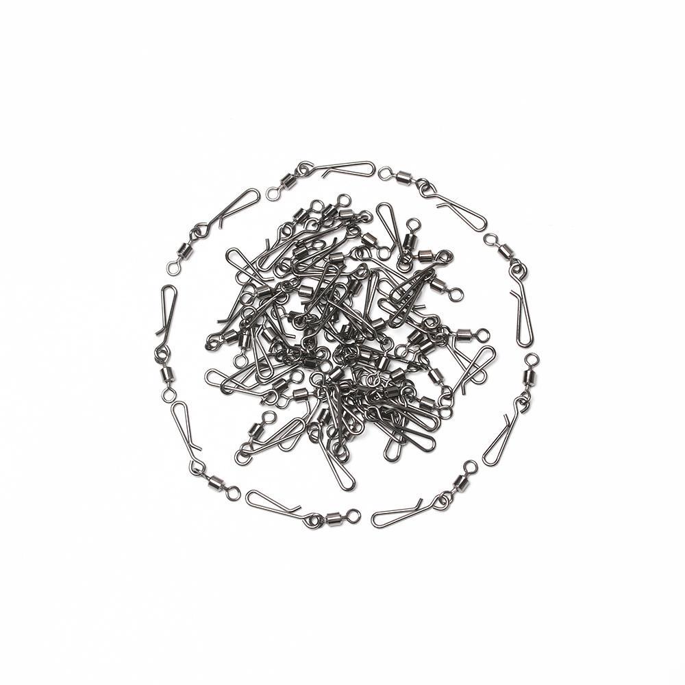 50 Khóa Câu Cá Có Kích Thước 2 Chất Lượng Cao SHOUKEY# Bộ Chuyển Đổi Từ 10 Sang 10# Vòng Nhẫn Trơn Chịu Được Sức Nặng Chất Lượng Cao