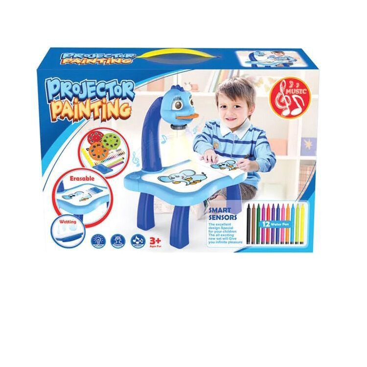 [Mã LIFETOYS1 giảm 30K đơn 99K] [VIP] Bàn Vẽ Thông Minh Có Máy Chiếu Hình Ảnh Cho Bé Tập Tô Vẽ Tranh