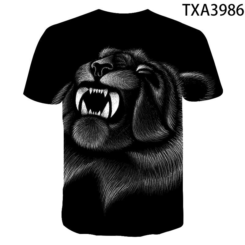 Áo Thun Ngắn Tay In Hình Hổ 3D Hóa Trang Mùa Hè 2022 Thời Trang Cho Nam Và Nữ