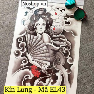 Hình Xăm Dán Kín Lưng EL43