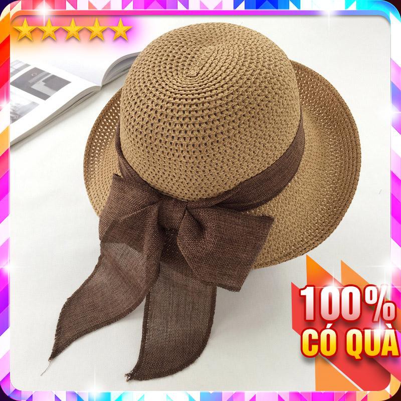Nón Cói Đi Biển Buộc Dây Nơ Korea Fashion P1782 - LoanTay