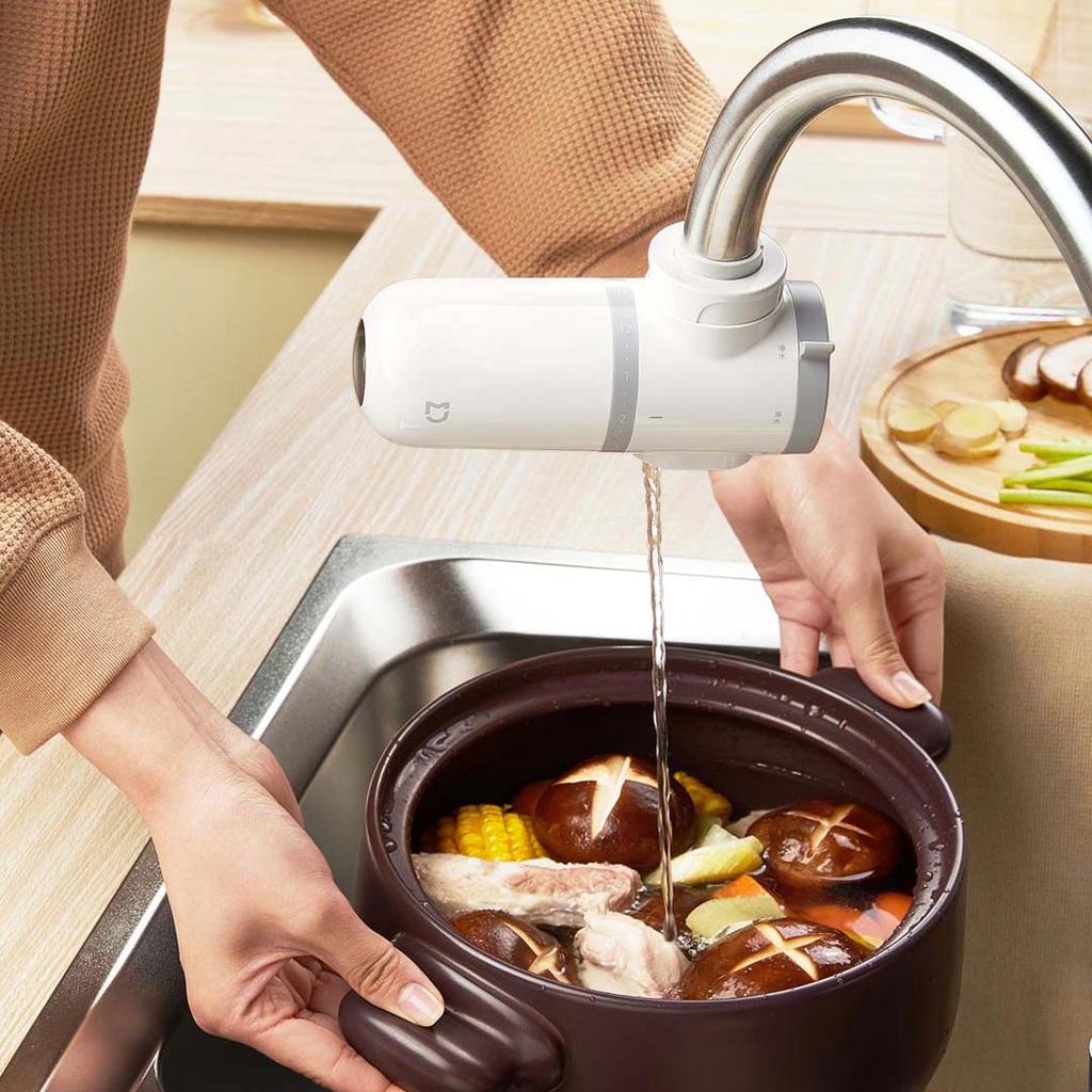 Máy lọc nước tại vòi Xiaomi Mijia MUL11 tặng kèm 3 lõi lọc - Đầu lọc nước Xiaomi siêu sạch bảo vệ sức khỏe gia đình